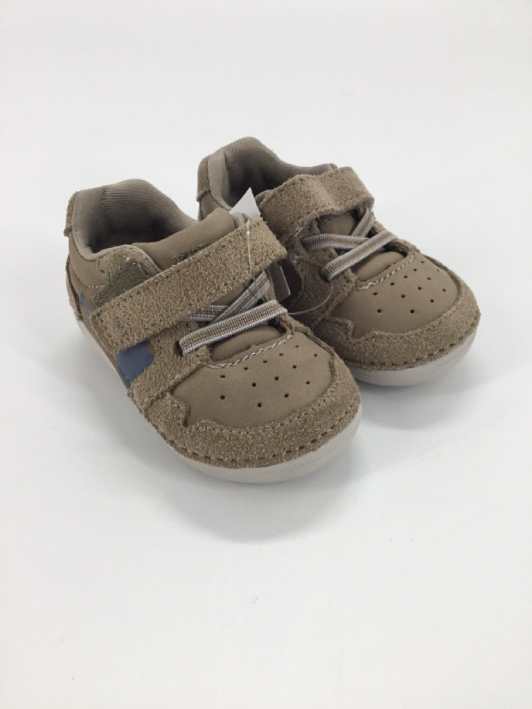 Stride Rite Child Size 3 Toddler Tan Sneakers