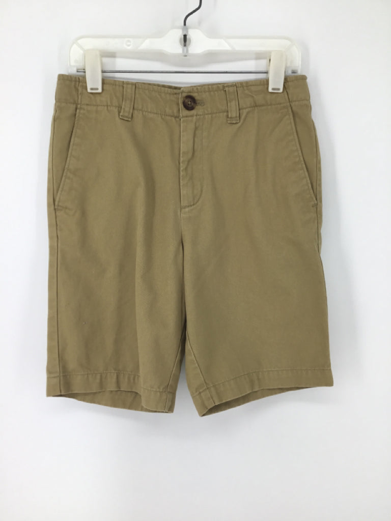 Lands' End Child Size 12 Tan Solid Shorts - boys