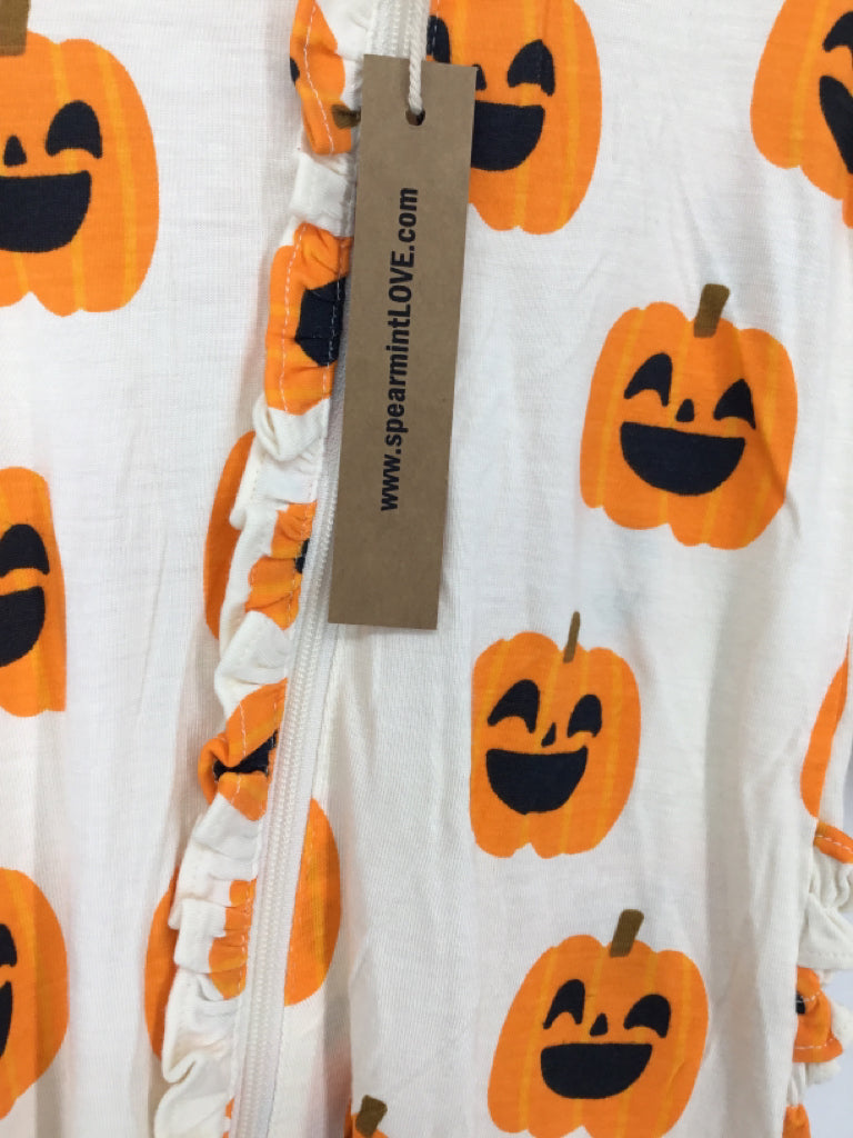 Spearmint Love Child Size 3-6 Months Orange Halloween Sleeper