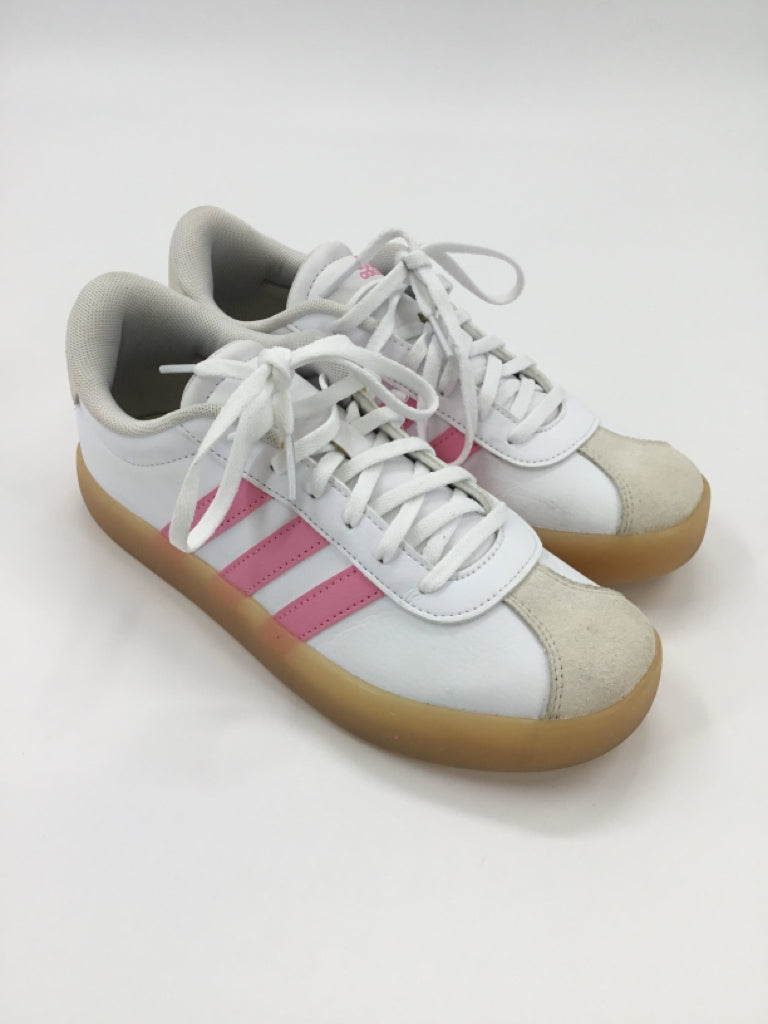 Adidas Child Size 5 Youth White Sneakers