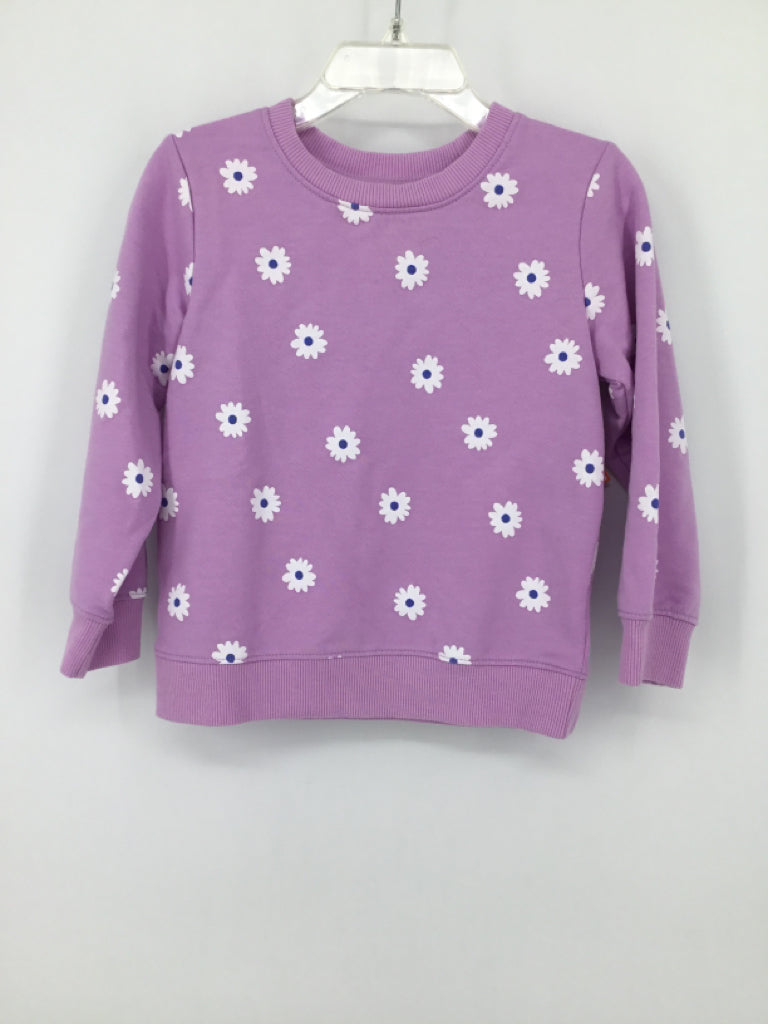 Cat & Jack Child Size 2 Purple Sweatshirt - girls