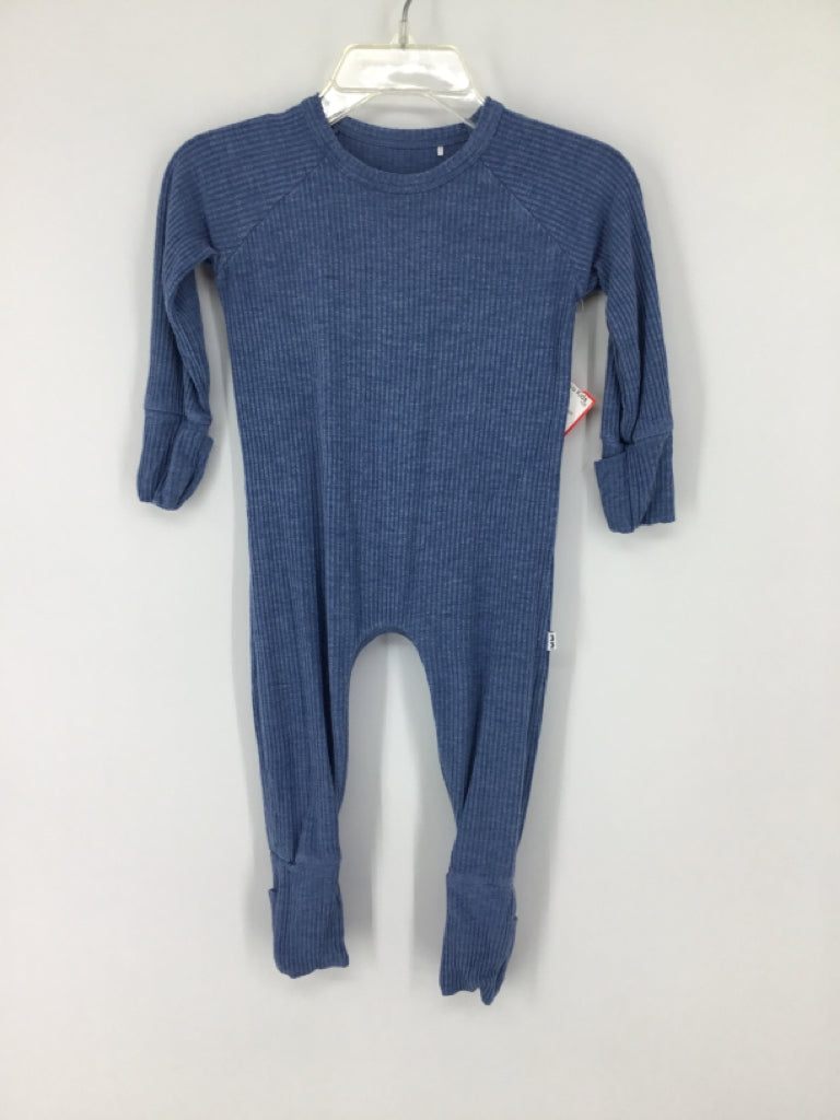 Little Sleepies Child Size 3-6 Months Blue Solid Outfit - boys