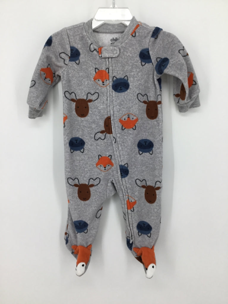 Child of Mine Child Size 3-6 Months Gray Sleepers