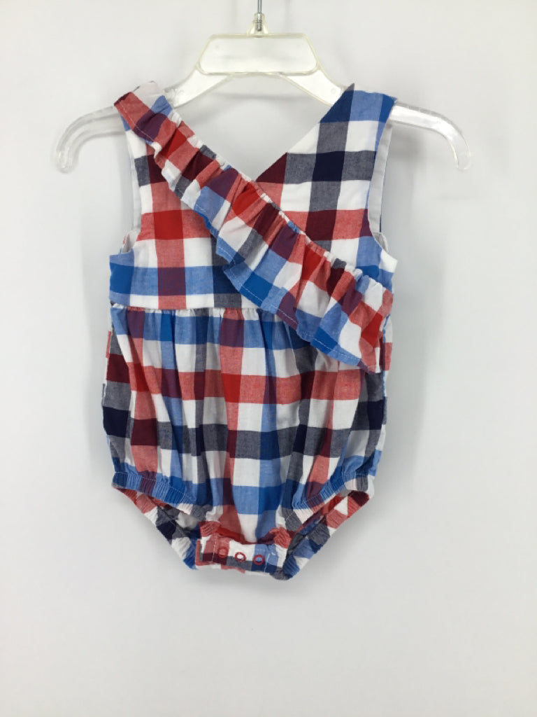 Cat & Jack Child Size 6-9 Months Multi-Color Stars & Stripes Outfit