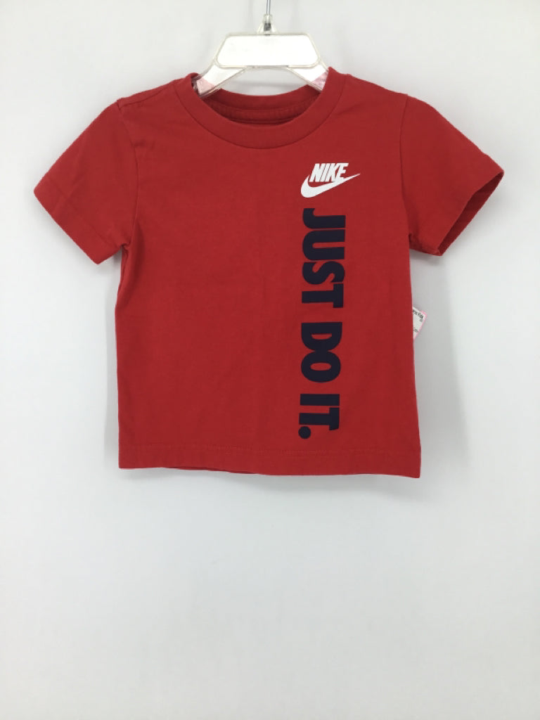 Nike Child Size 2 Red screen printed T-shirt - boys