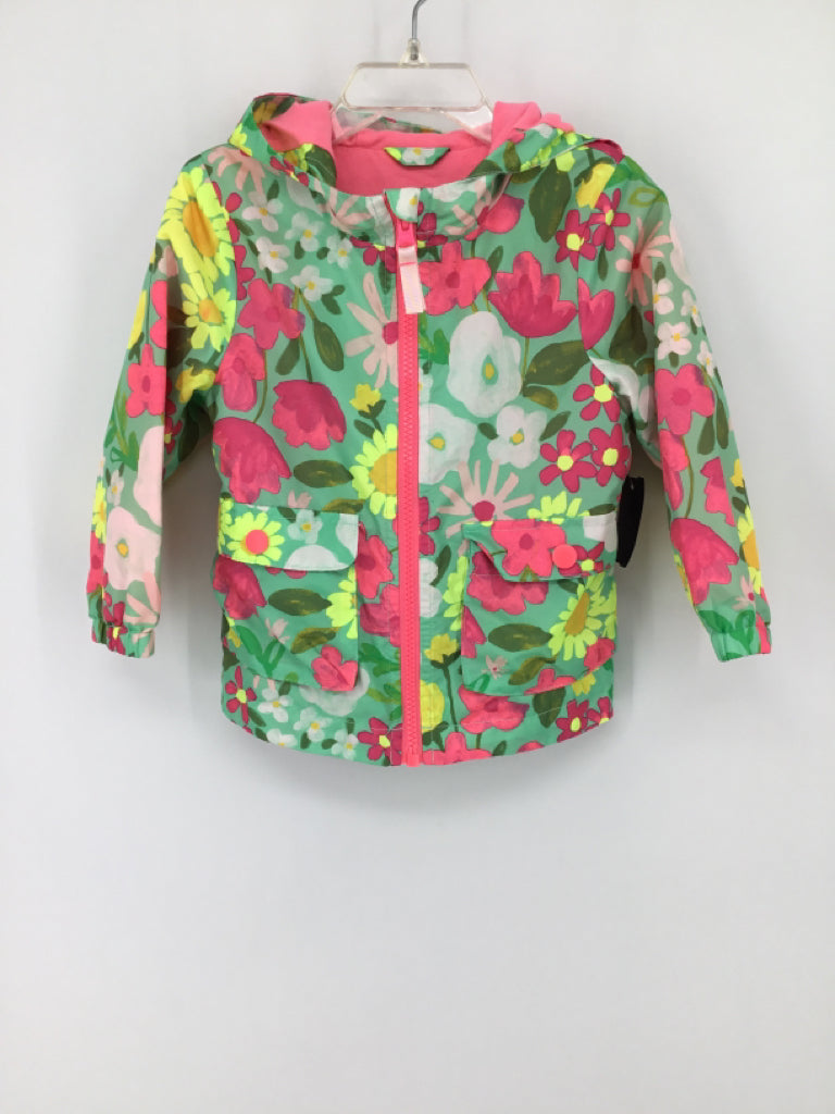 Cat & Jack Child Size 2 Green Jacket - girls