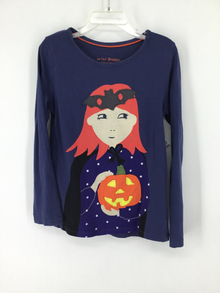 Mini Boden Child Size 6 Navy Halloween T-Shirt