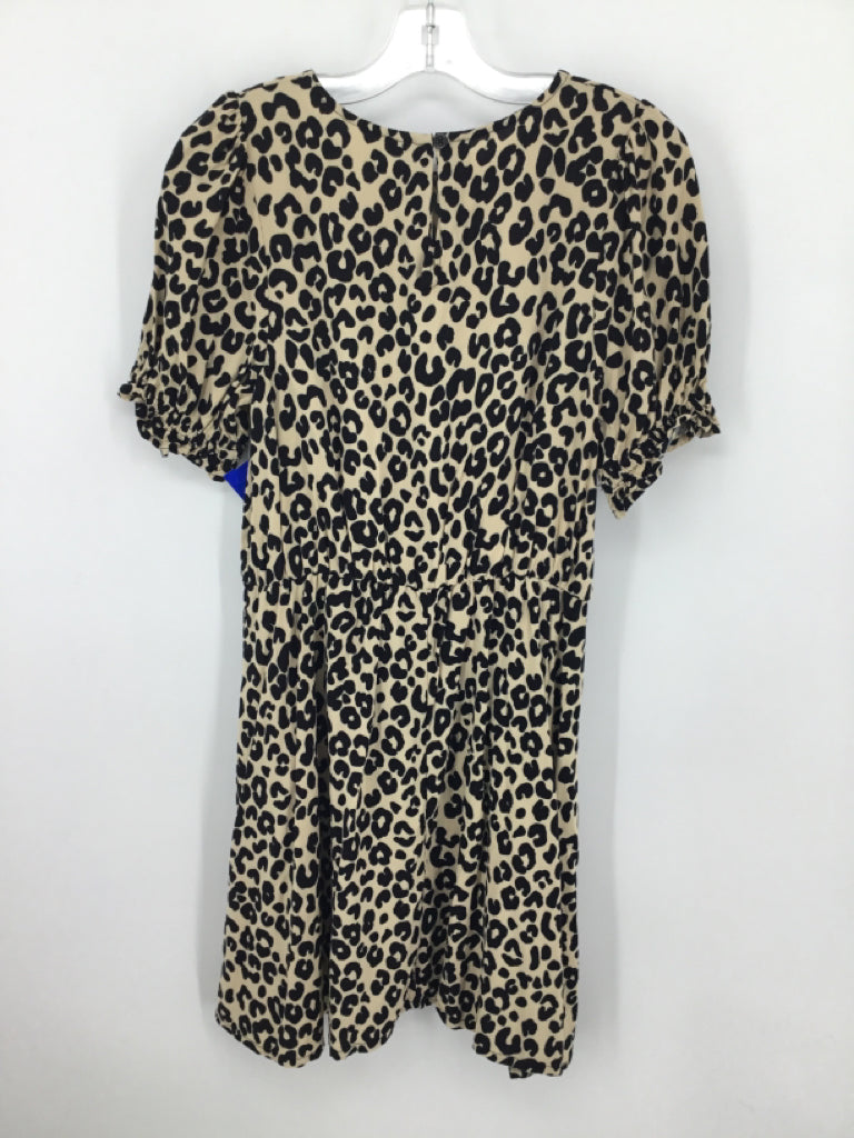 1901 Child Size 10 Tan Dress - girls