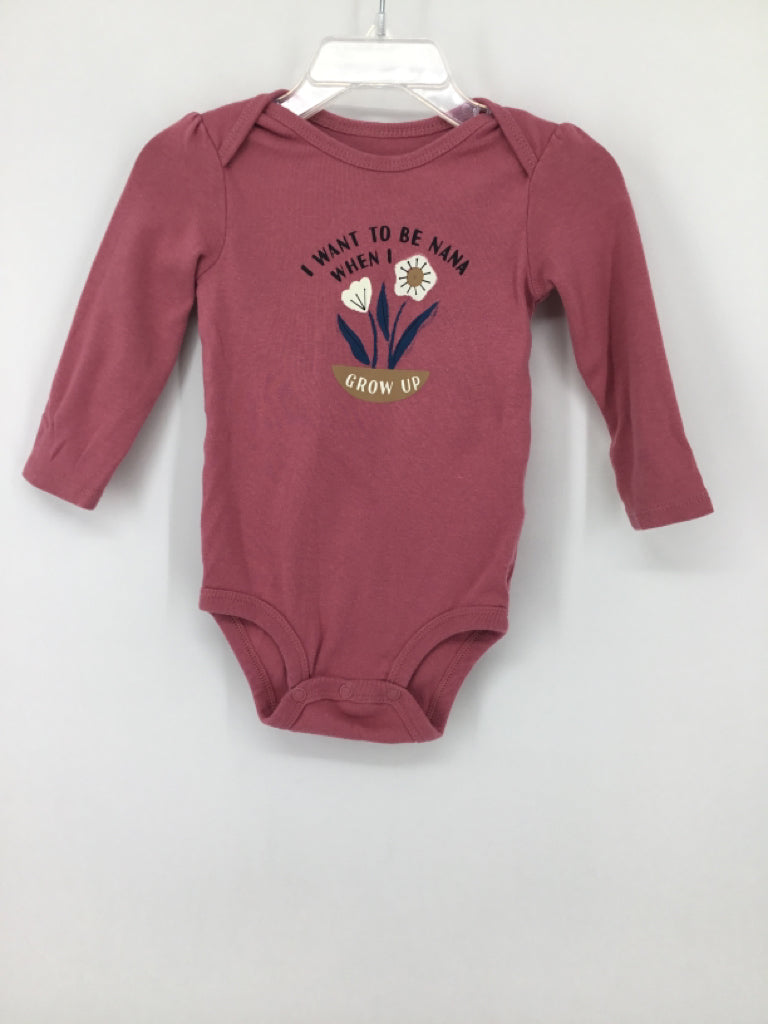 Carter's Child Size 12 Months Pink Onesie