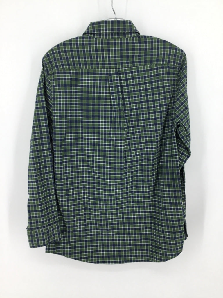 vineyard vines Child Size 8 Green Checkered Shirt - boys