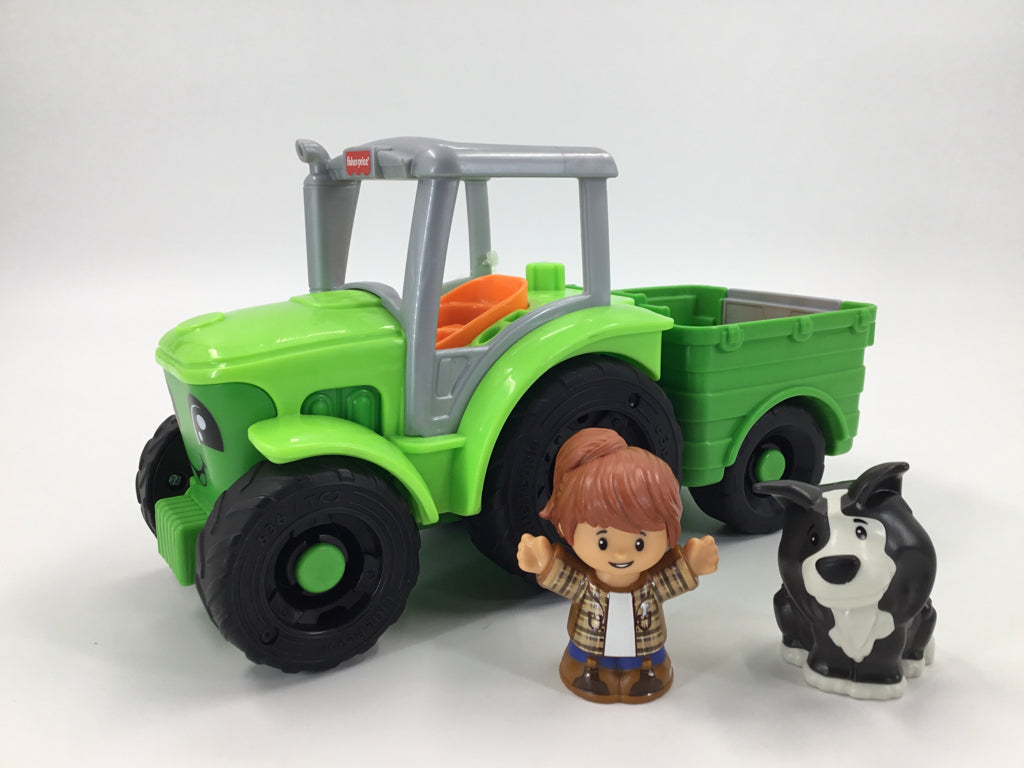 Fisher Price Little People Push & Play Tractor