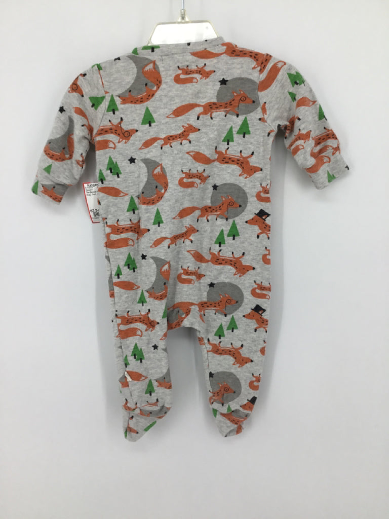 The Bonnie Mob Child Size 3-6 Months Gray Sleepers