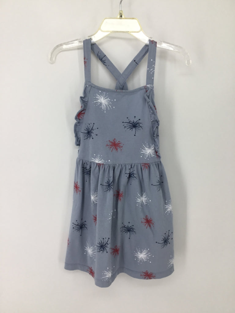 Carter's Child Size 4 Blue Stars & Stripes Dress