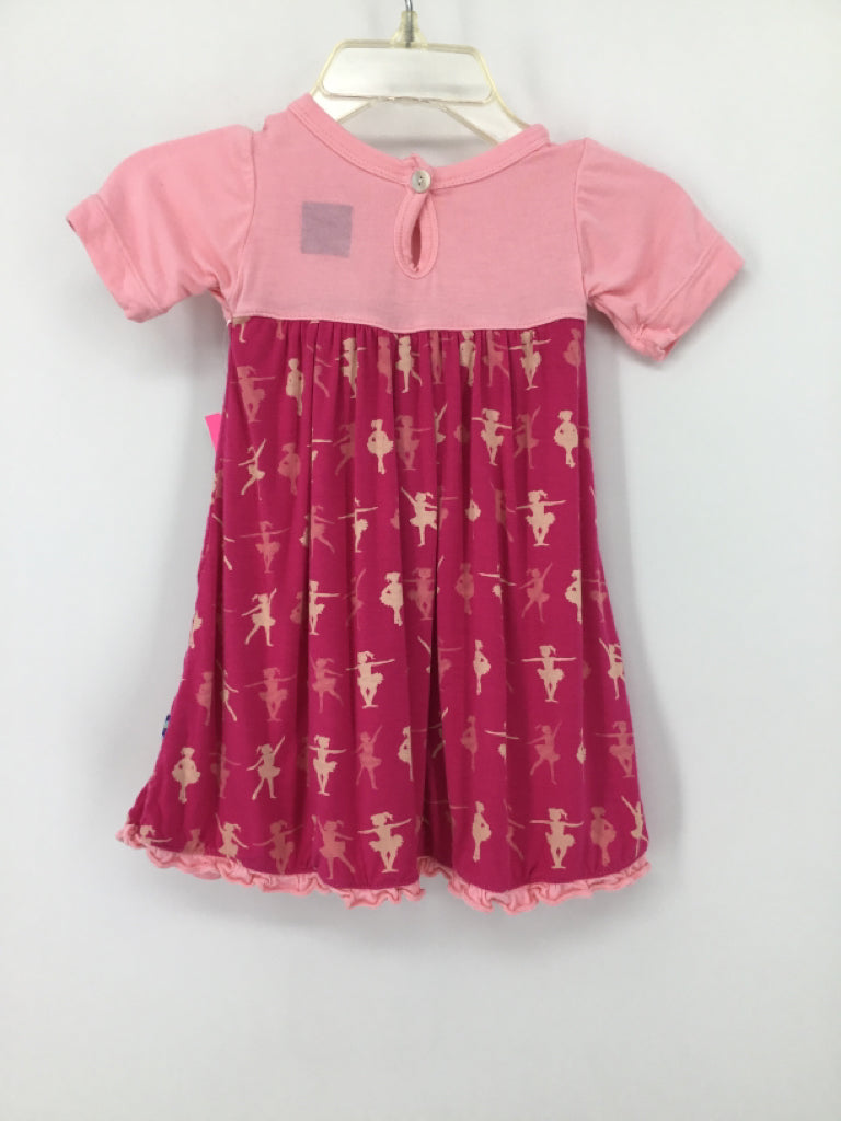 Kickee Pants Child Size Newborn Pink Dress - girls
