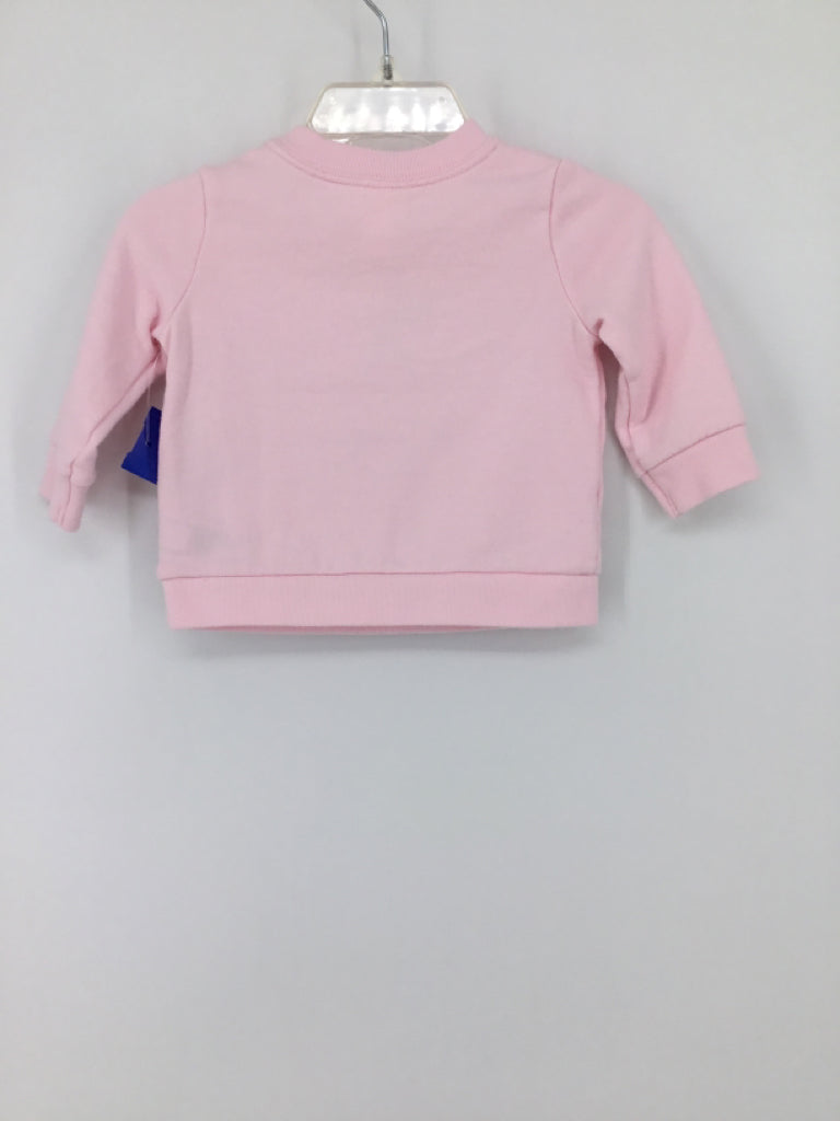 Cat & Jack Child Size 3-6 Months Pink Sweatshirt - girls