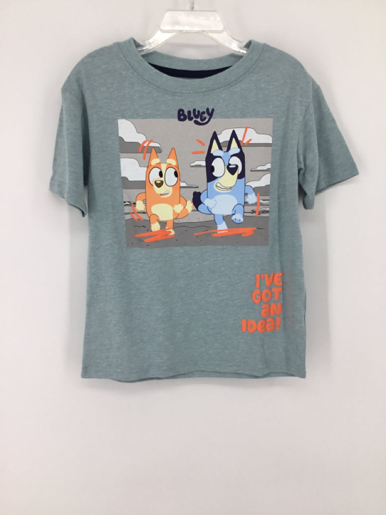 Bluey Child Size 5 Blue Character T-shirt - boys