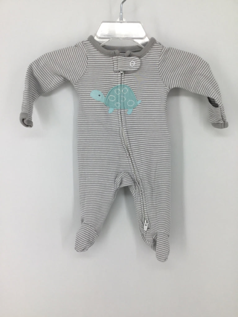 Simple Joys made by Carters Child Size Preemie Gray Sleepers