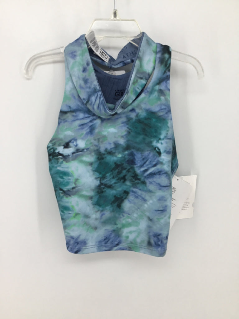 Athleta Girl Child Size 7 Blue Sports Bra - girls