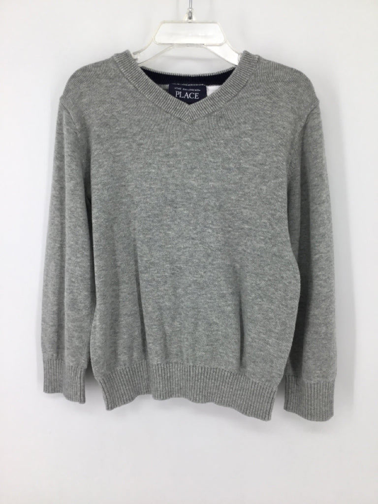 Childrens Place Child Size 4 Gray Solid Sweater - boys