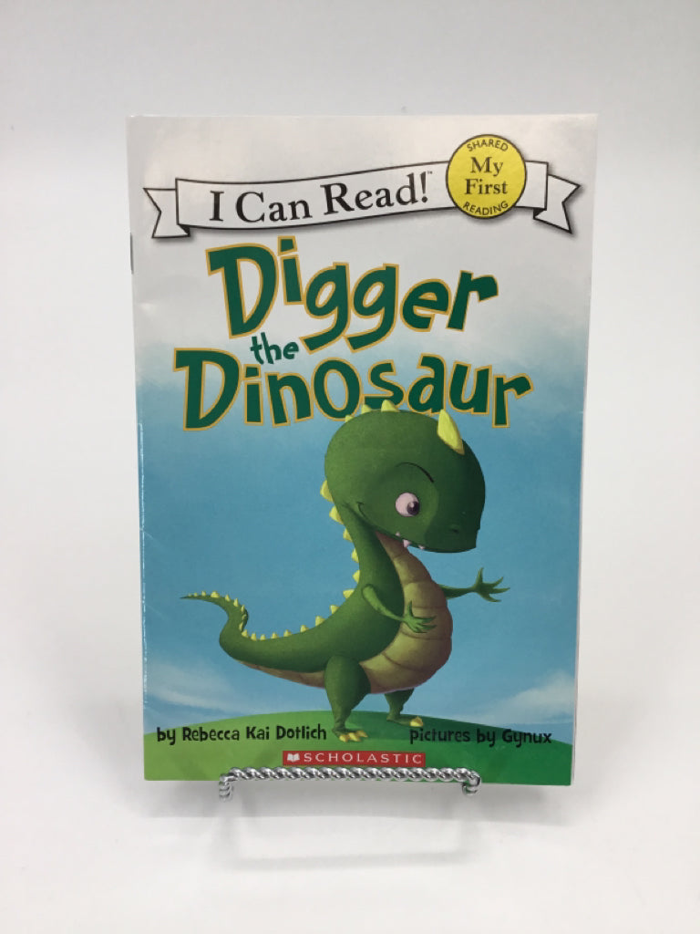 Digger the Dinosaur Paperback Book