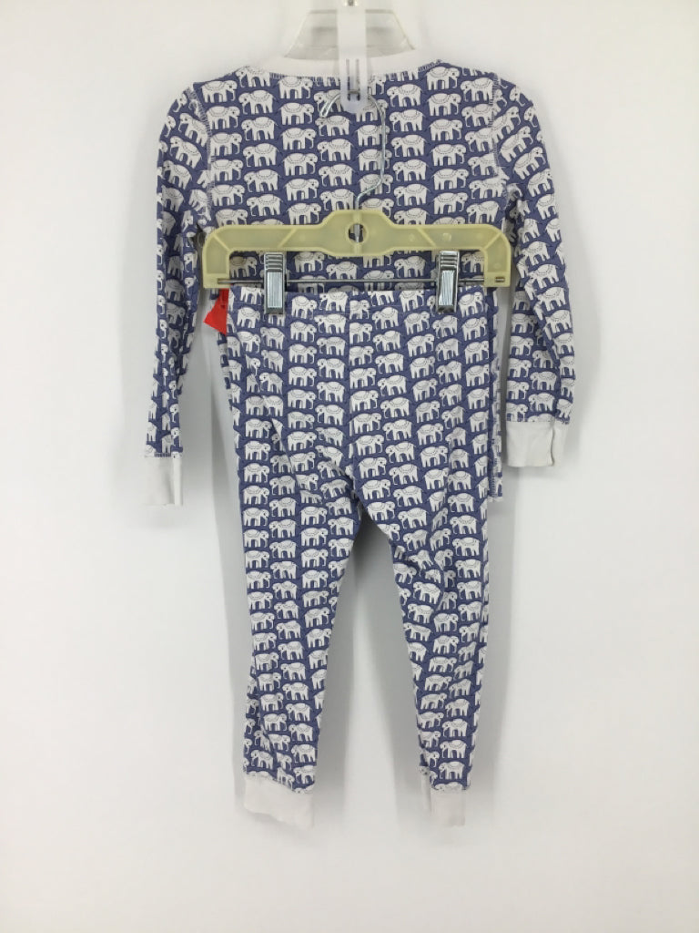 Roller Rabbit Child Size 4 Blue Print Pajamas - boys