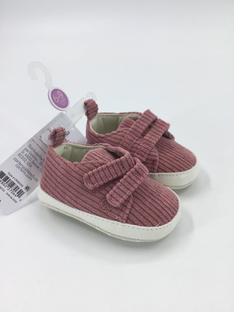 Carter's Child Size 3 Toddler Pink Baby/Walker Shoes