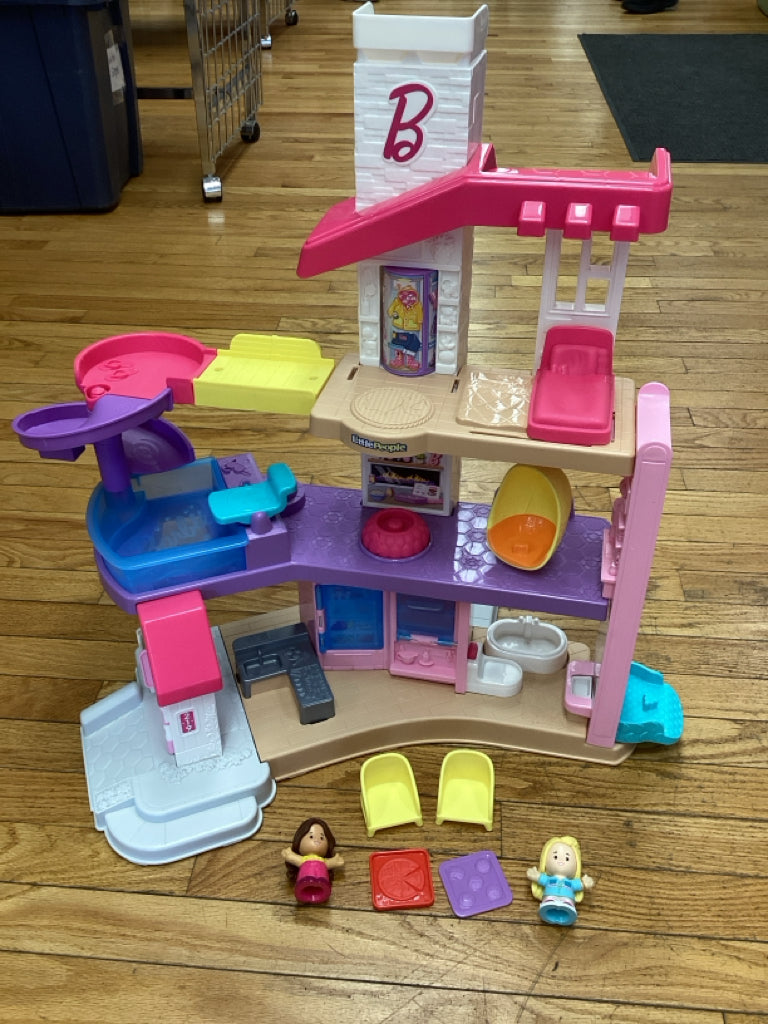 Fisher Price Little People Barbie Dreamhouse Playset