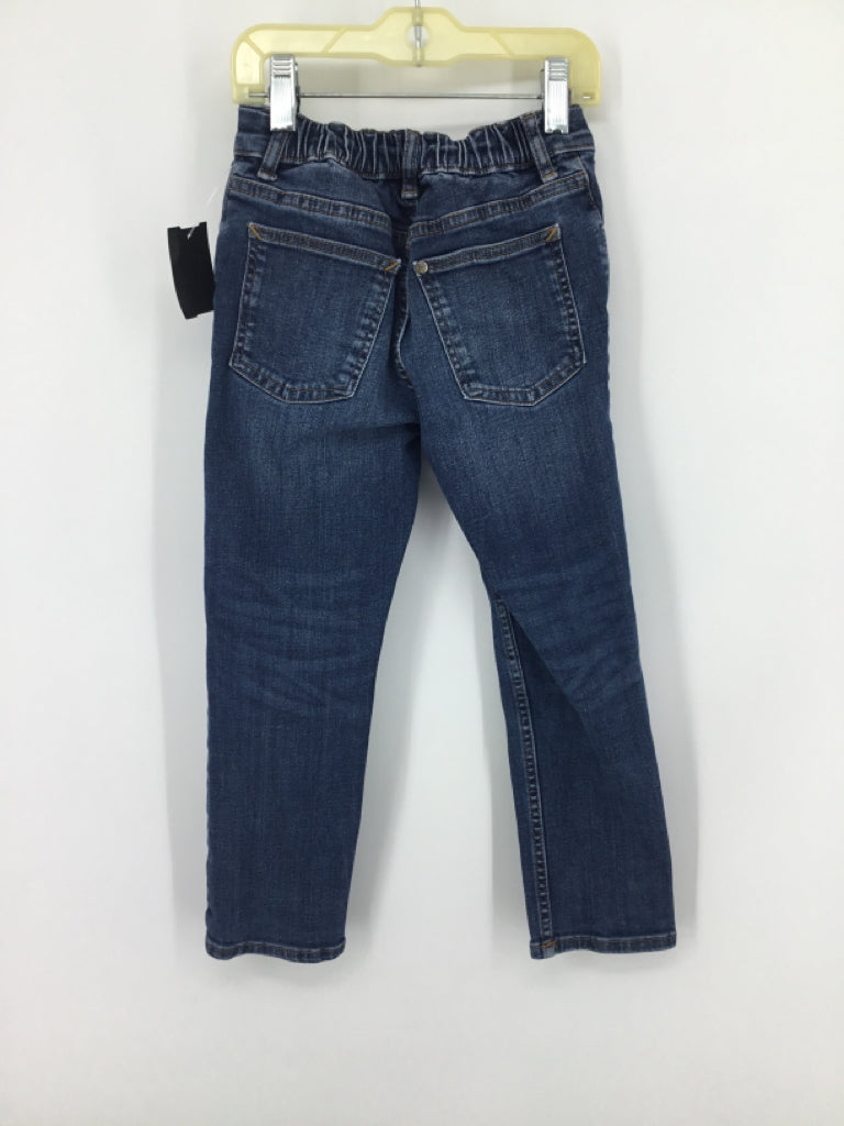 & Denim Child Size 6 Blue Solid Jeans - boys
