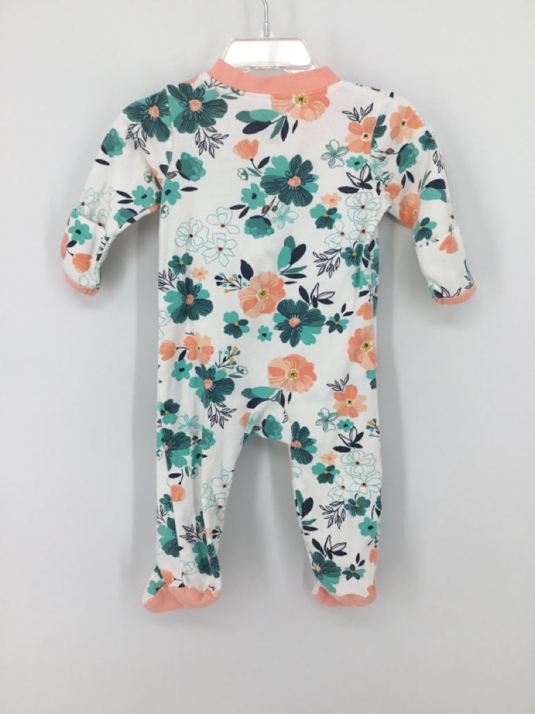 Honest Baby Clothing Child Size 3-6 Months Multi-Color Sleepers