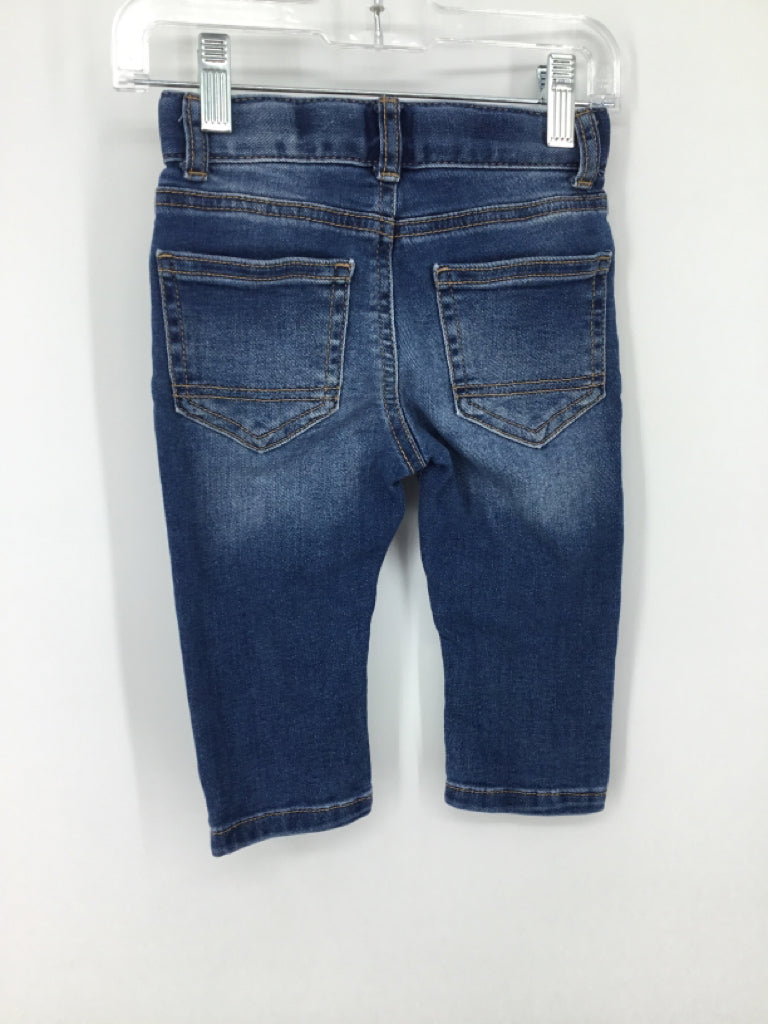Cat & Jack Child Size 18 Months Blue Solid Jeans - boys