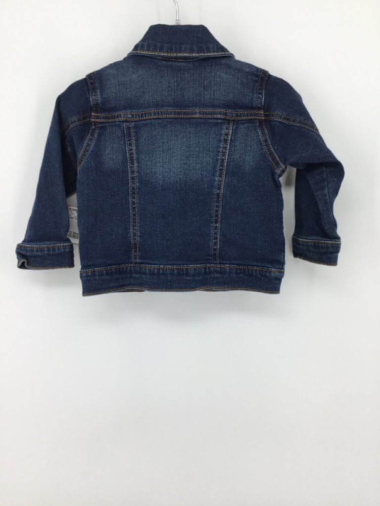 Carter's Child Size 12 Months Blue Solid Jacket - boys