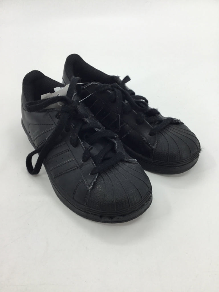 Adidas Child Size 13 Black Sneakers