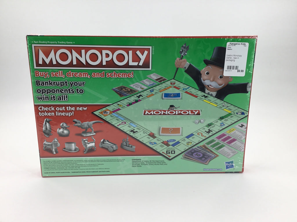 Hasbro Monolopy Game