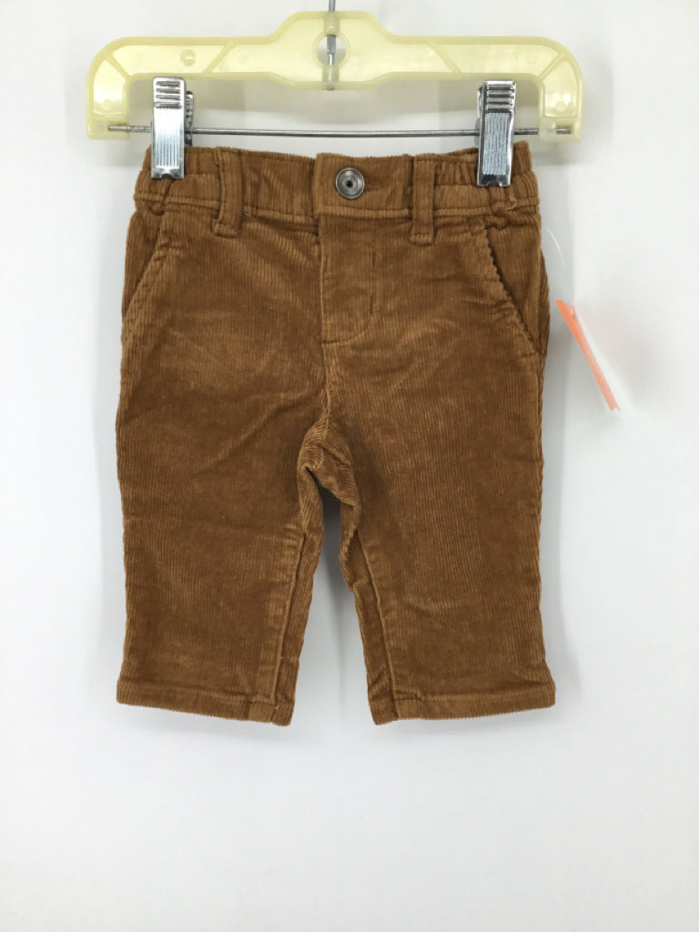 Childrens Place Child Size 0-3 Months Brown Solid Pants - boys