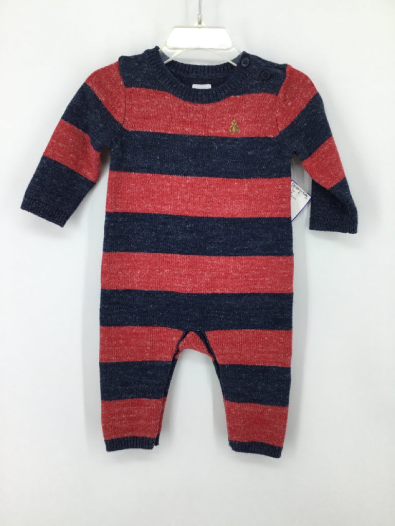 Baby Gap Child Size 3-6 Months Navy Stripe Outfit - boys