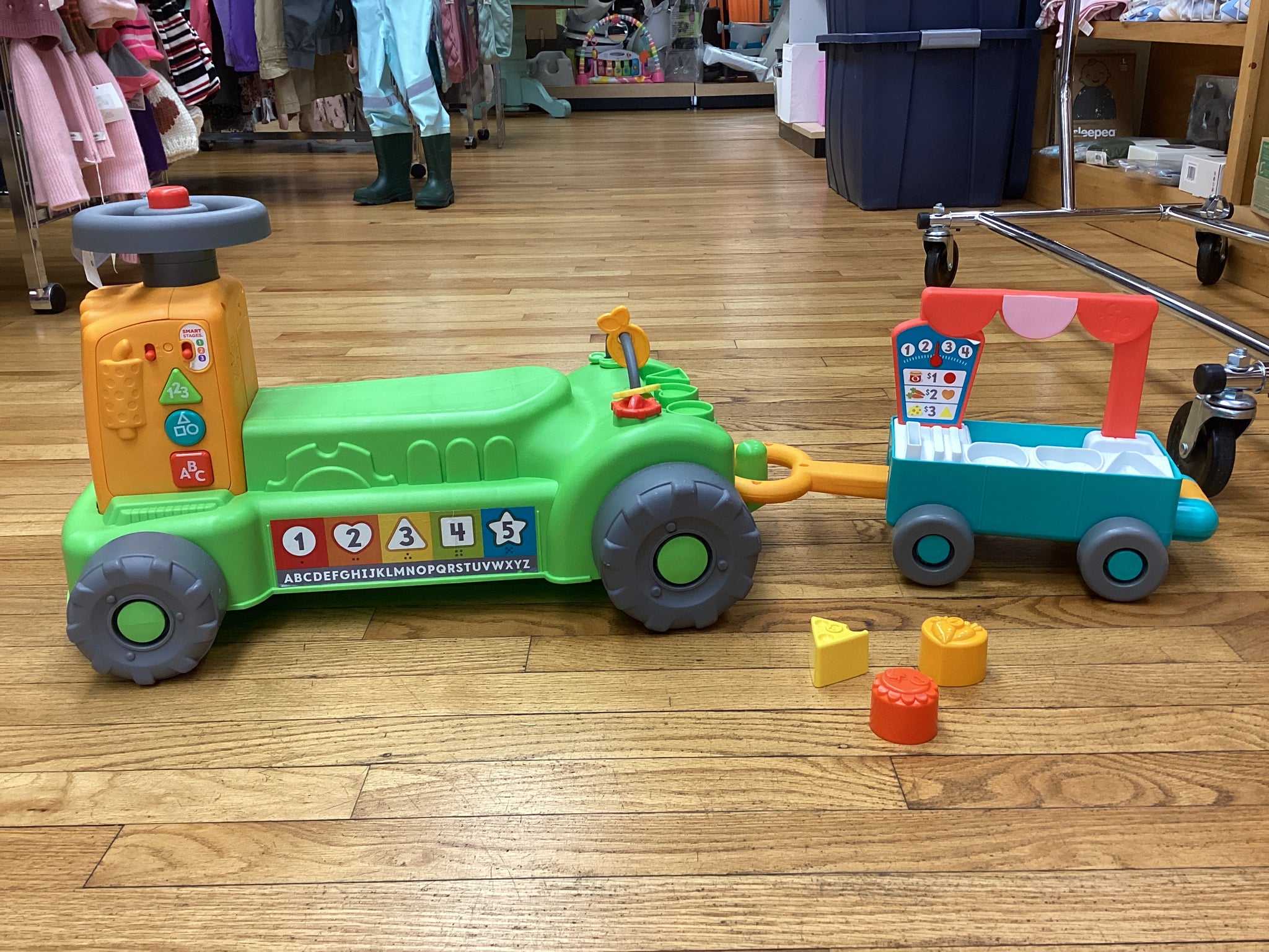 Fisher Price Laugh & Learn 4-in-1 Farm to Market Tractor Ride On