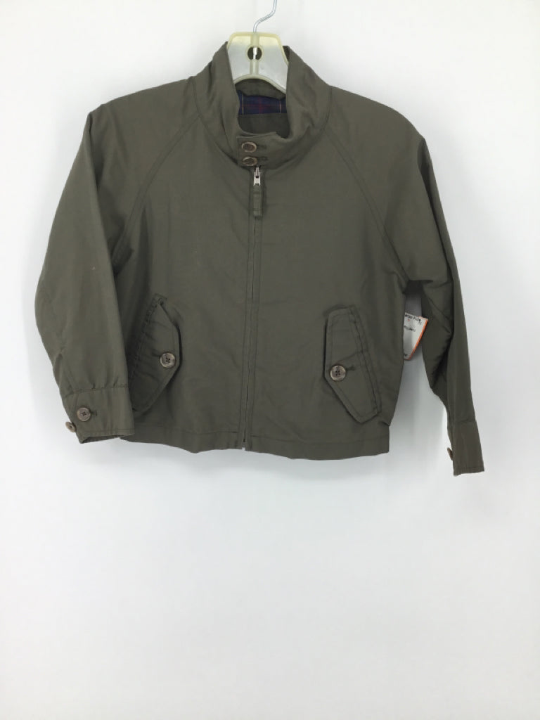 Lands' End Child Size 4 Green Solid Jacket - boys
