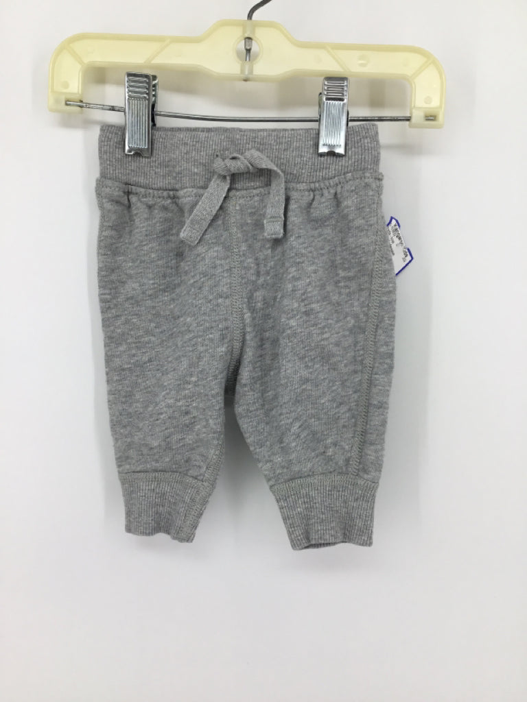 Hanna Andersson Child Size 0-3 Months Gray Solid Pants - boys