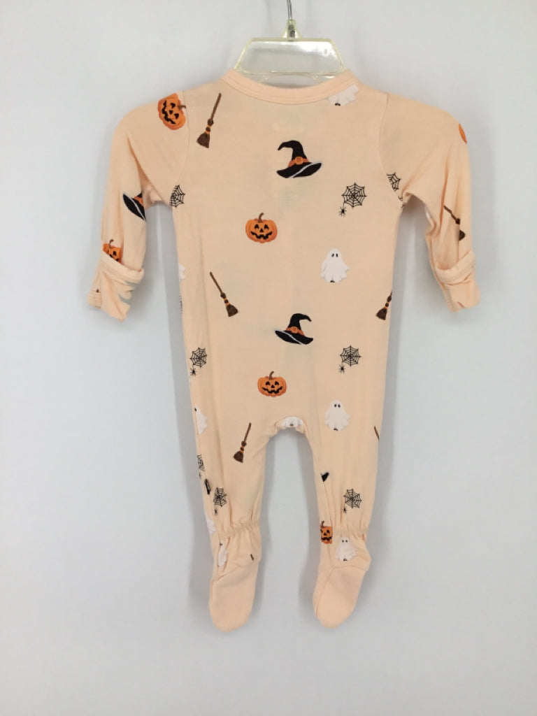 Kyte Child Size 0-3 Months Orange Halloween Sleeper