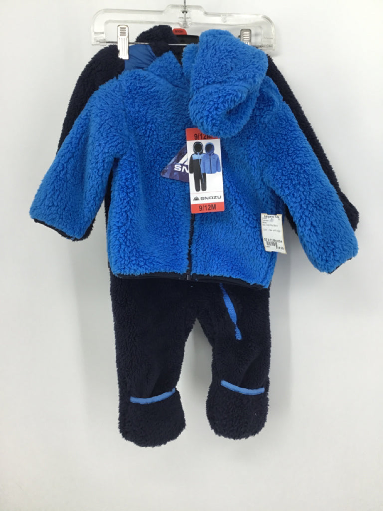 Snozu Child Size 9-12 Months Blue Solid Outerwear - boys