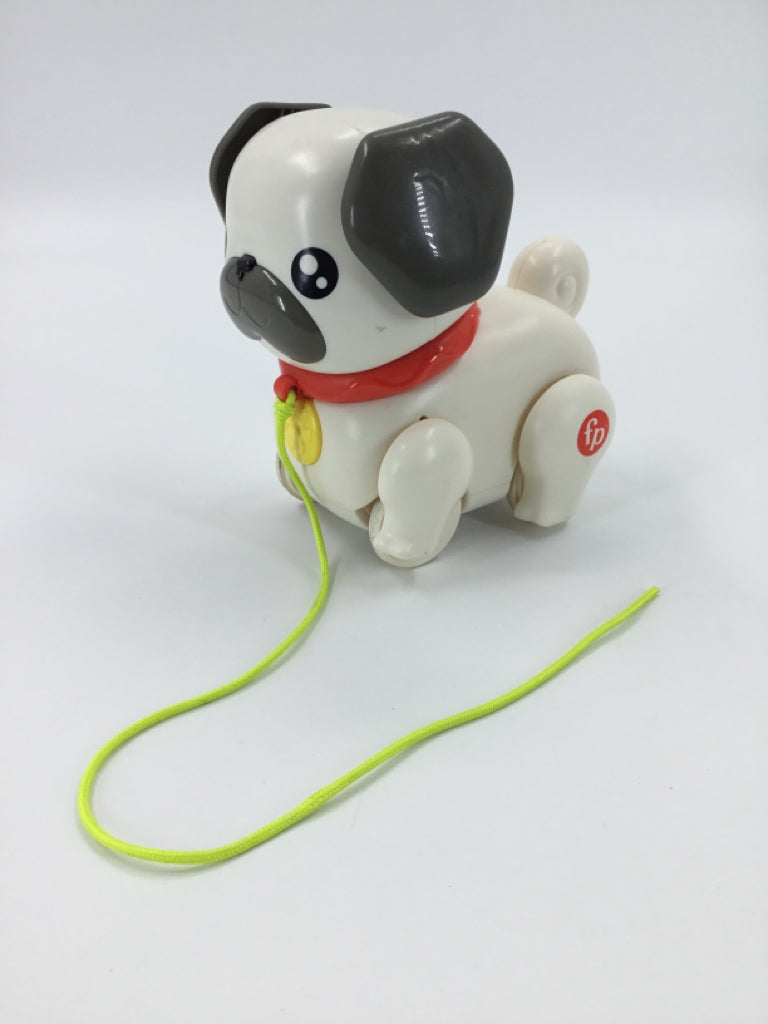 Fisher Price Walk the Pup Pug Pull Along Toy