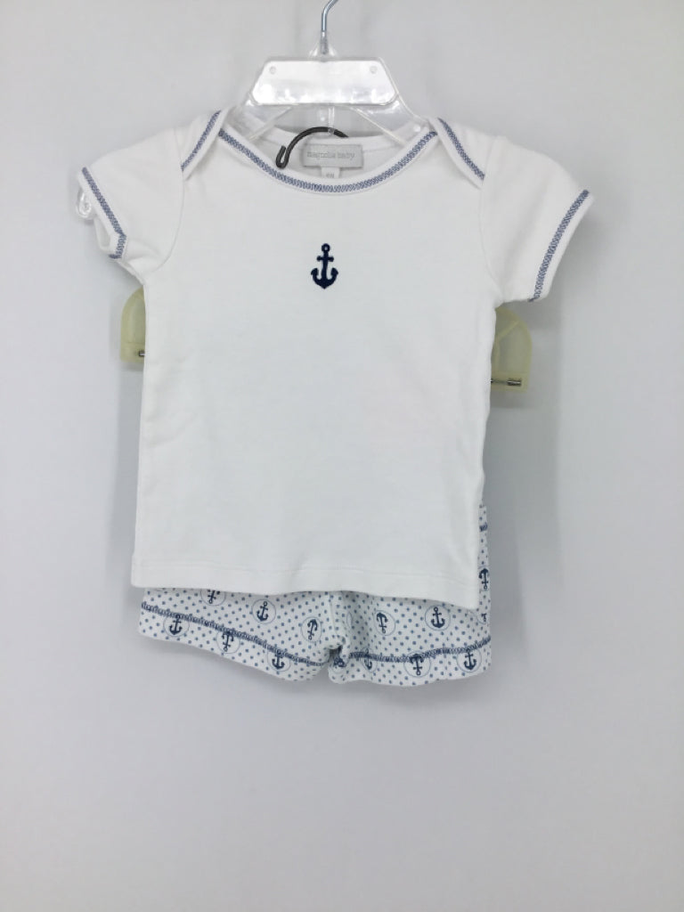 Magnolia Baby Child Size 9 Months Blue Nautical Outfit - boys