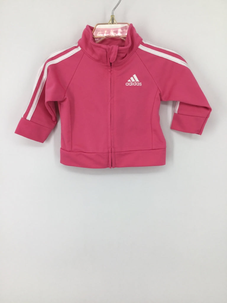 Adidas Child Size 3 Months Pink Jacket - girls