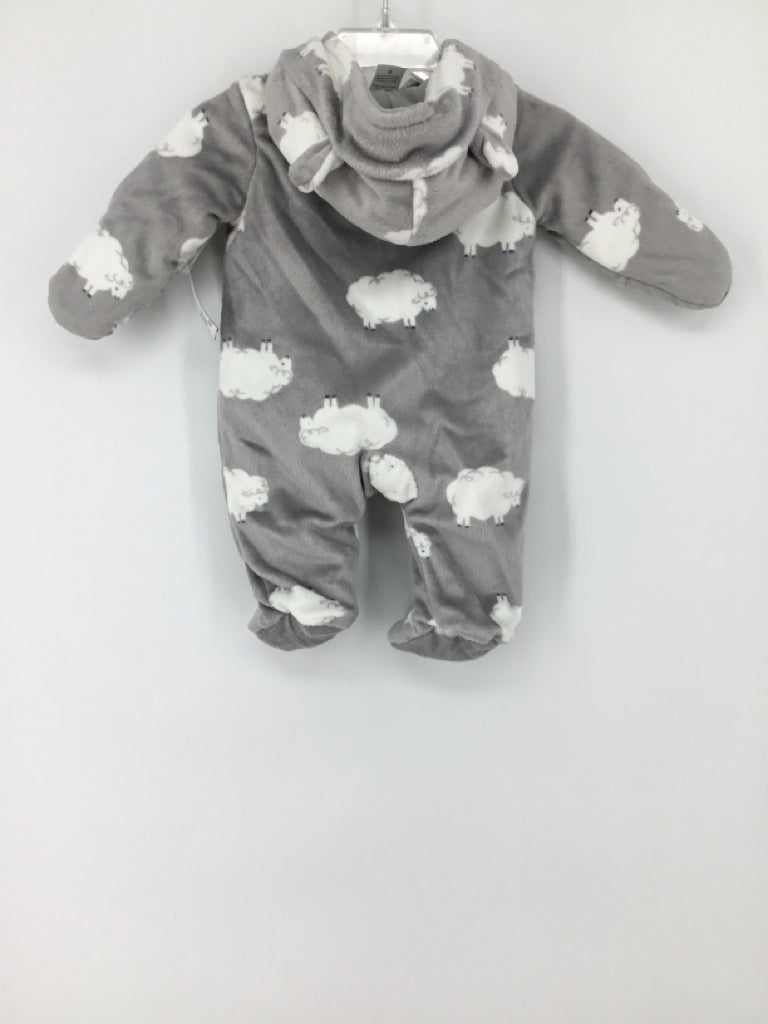 Just One You Made by Carters Child Size Newborn Gray Print Outerwear - boys
