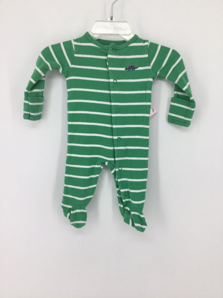 Carter's Child Size Newborn Green Sleepers