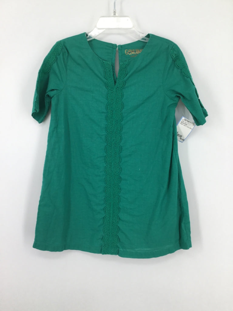 Genuine Kids Child Size 4 Green Dress - girls