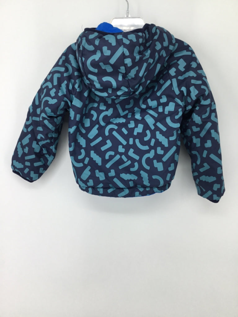 The North Face Child Size 6-12 Months Blue Print Outerwear - boys