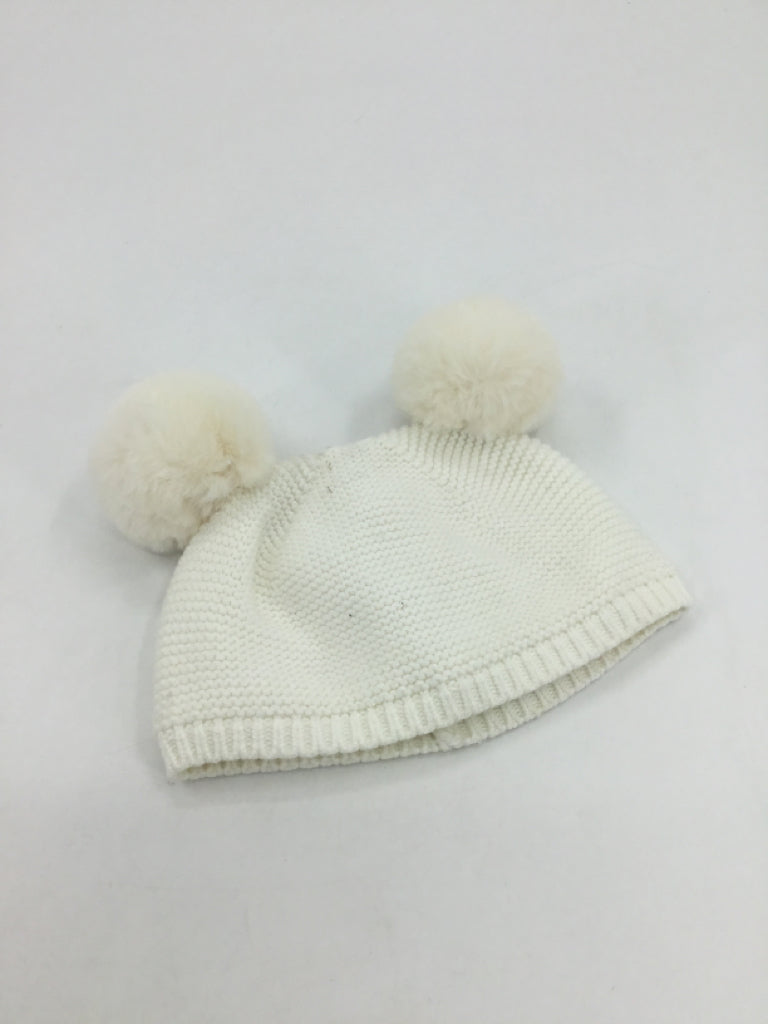 Janie and Jack Child Size 6-12 Months White Solid Hats - boys