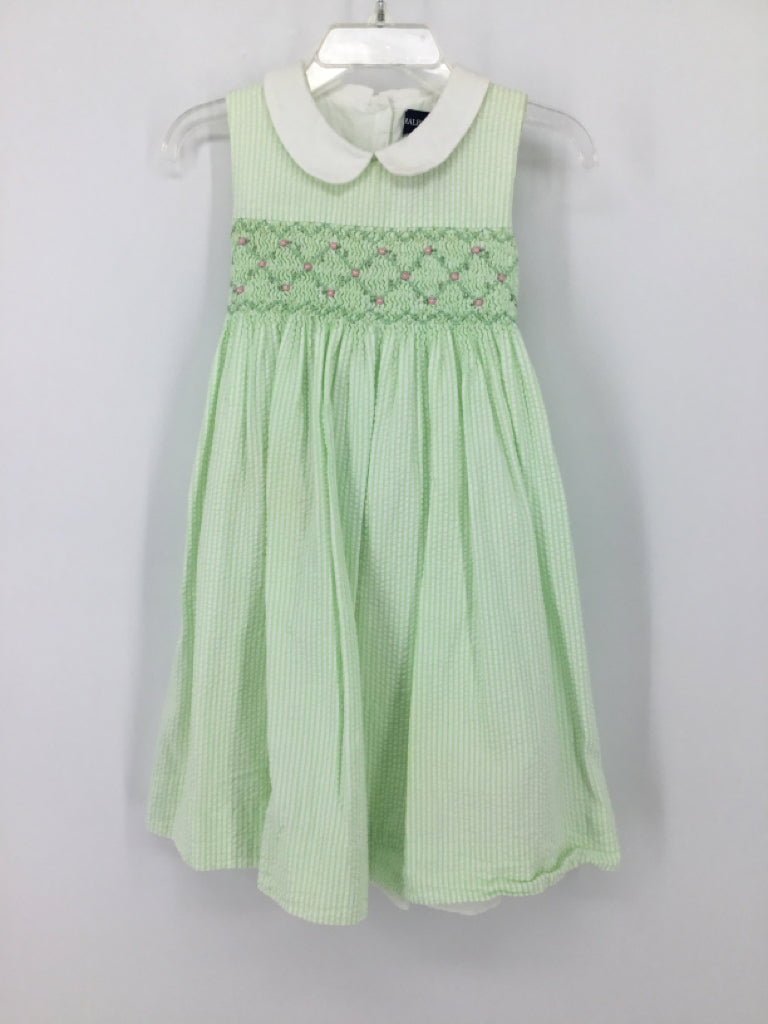 Ralph Lauren Child Size 18 Months Green Dress - girls