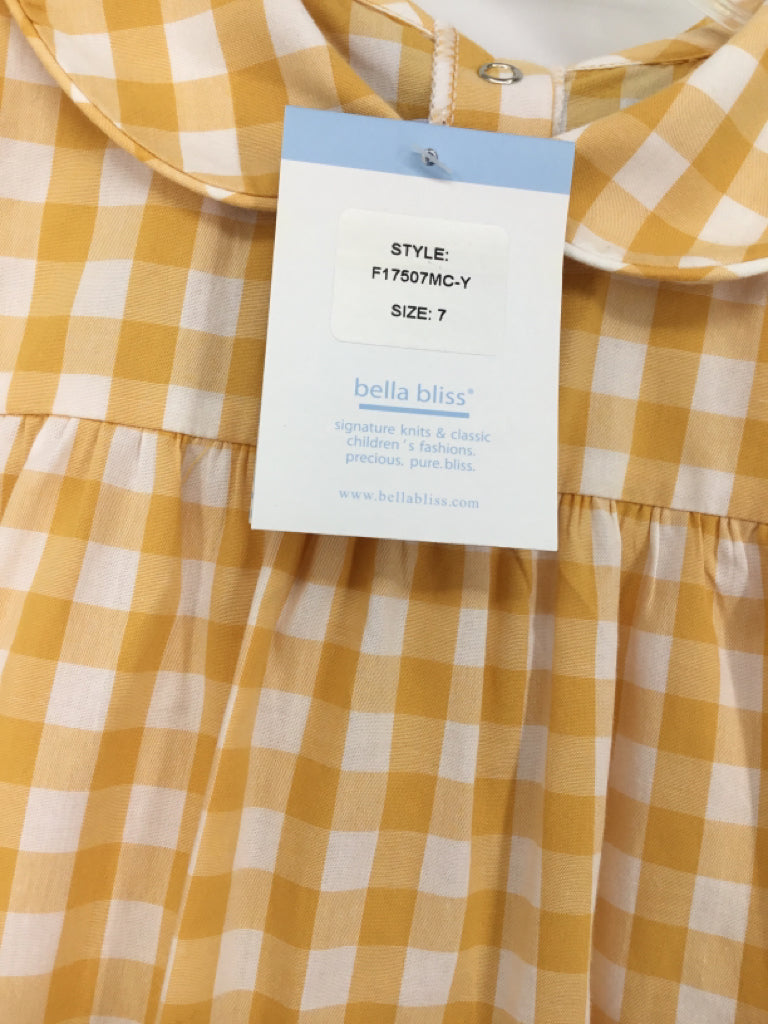 b Bella Bliss Child Size 7 Yellow Shirt - girls